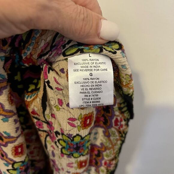 Bila Womens large Boho Hippie Mixed Print Handkerchief Hem Maxi Skirt peasant pr - Picture 7 of 10